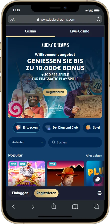 LuckyDreams App für iOS im deutschen Play-Markt
