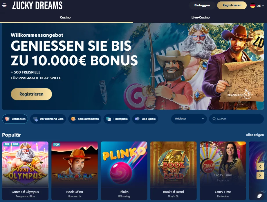 Lucky Dreams Offizielle Website